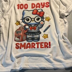100 Days Hello Kitty school shirts new (sublimation) custom made